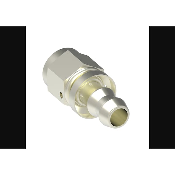 -8 AN Hose, Straight, Nickel Plated, Single